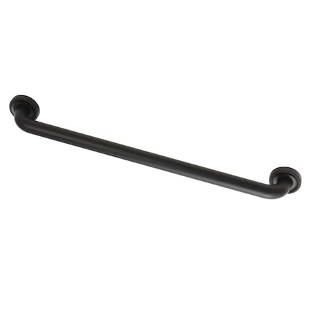 Kingston Brass DR914240 24-Inch X 1-1/4-Inch OD Grab Bar, Matte Black DR914240